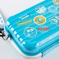 Luggage style cosmetic bag